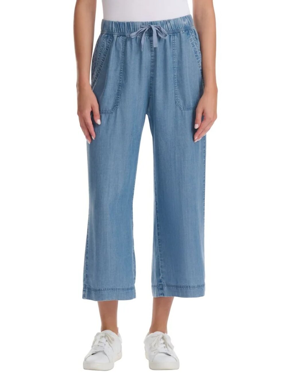 Splendid Women's Relaxed Fit Wide Leg Crop Pant